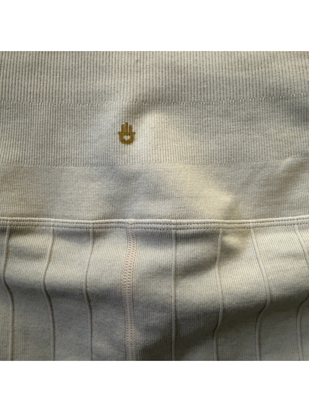 Spiritual Gangster Neutral Amara Wide Rib Heather Seamless Biker Short xs/s - Picture 7 of 8